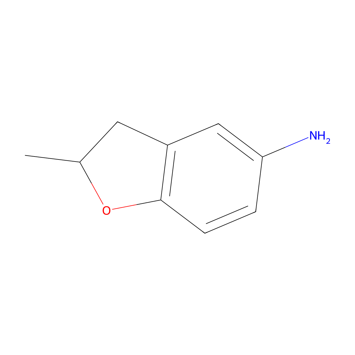 (2-Methyl-2,3-dihydro-1-benzofuran-5-YL)amine molecular structure, CAS 26210-77-5