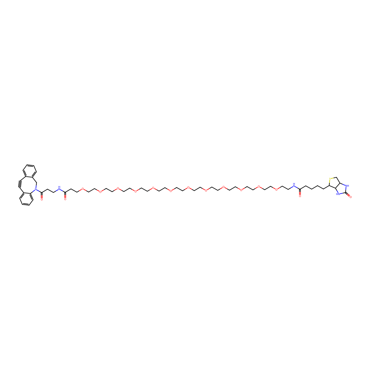 DBCO-NHCO-PEG12-biotin molecular structure, CAS 2621391-31-7