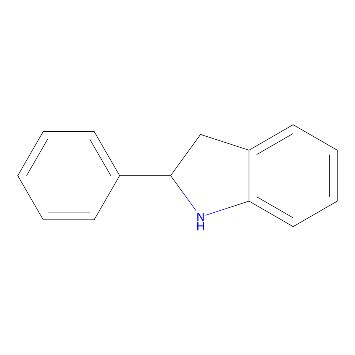 2-Phenylindoline molecular structure, CAS 26216-91-1