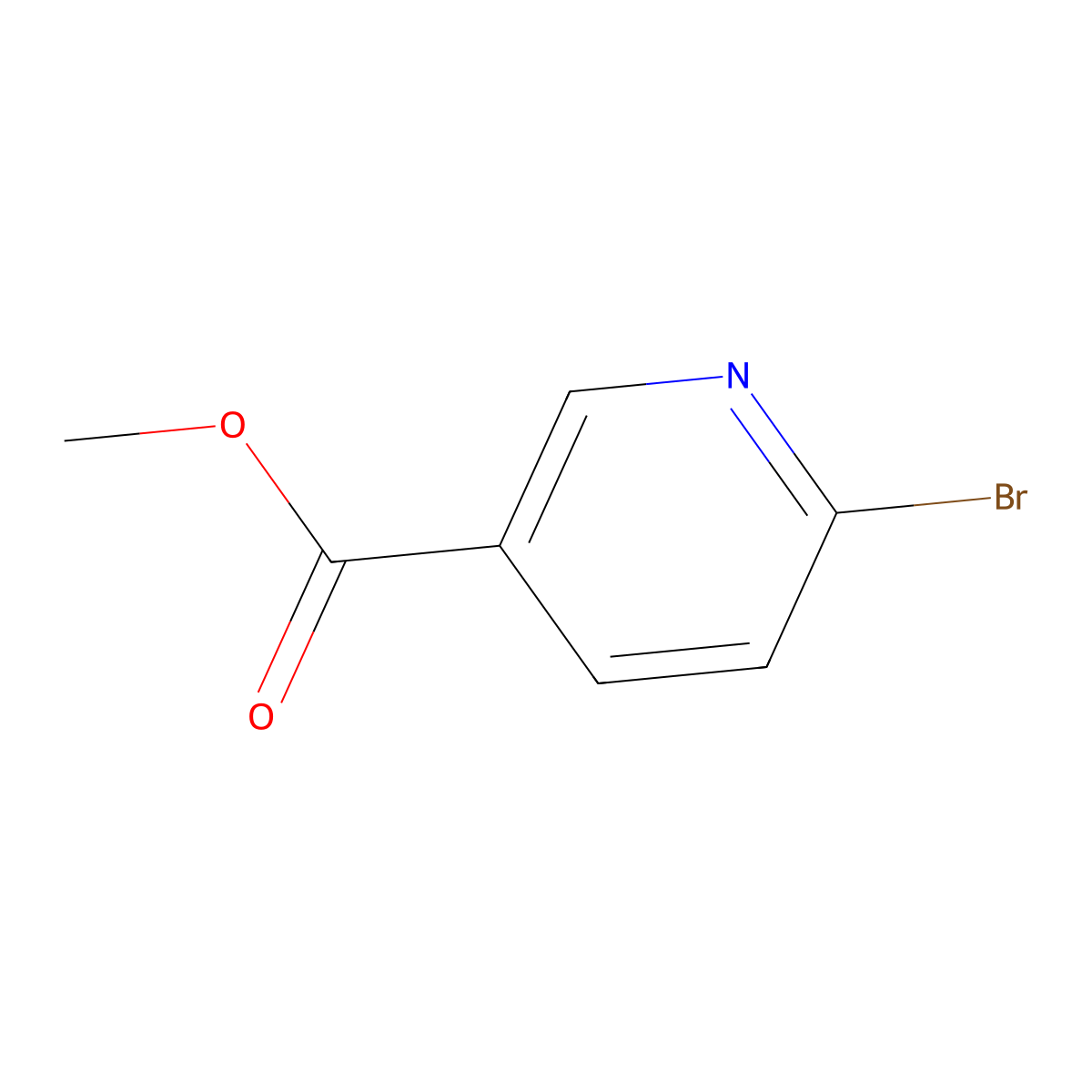 Methyl 6-bromopyridine-3-carboxylate molecular structure, CAS 26218-78-0