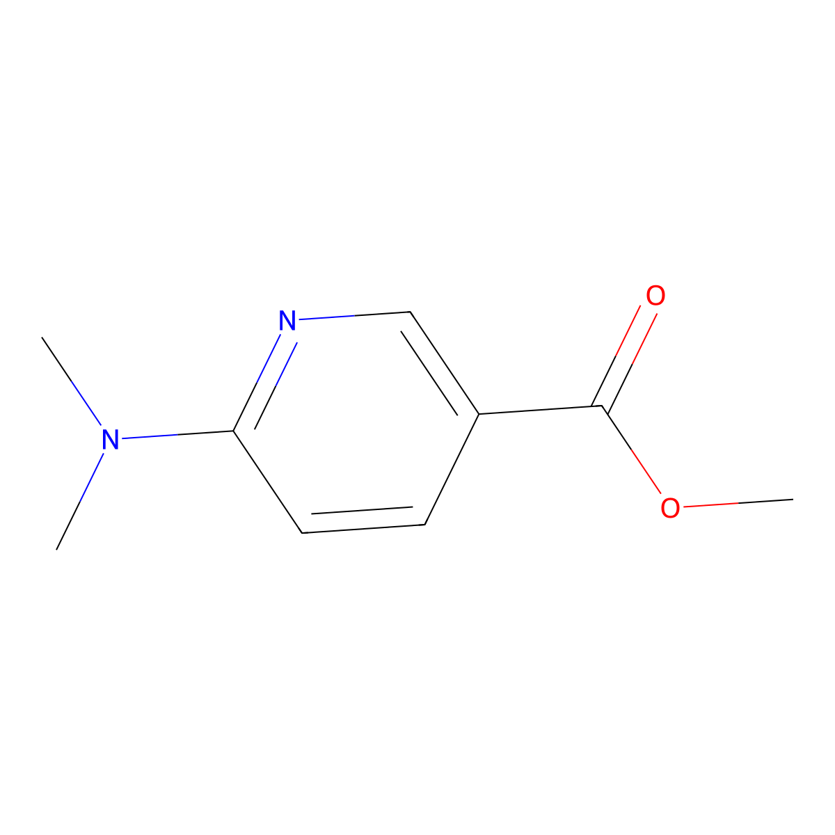 Methyl 6-(dimethylamino)nicotinate molecular structure, CAS 26218-81-5