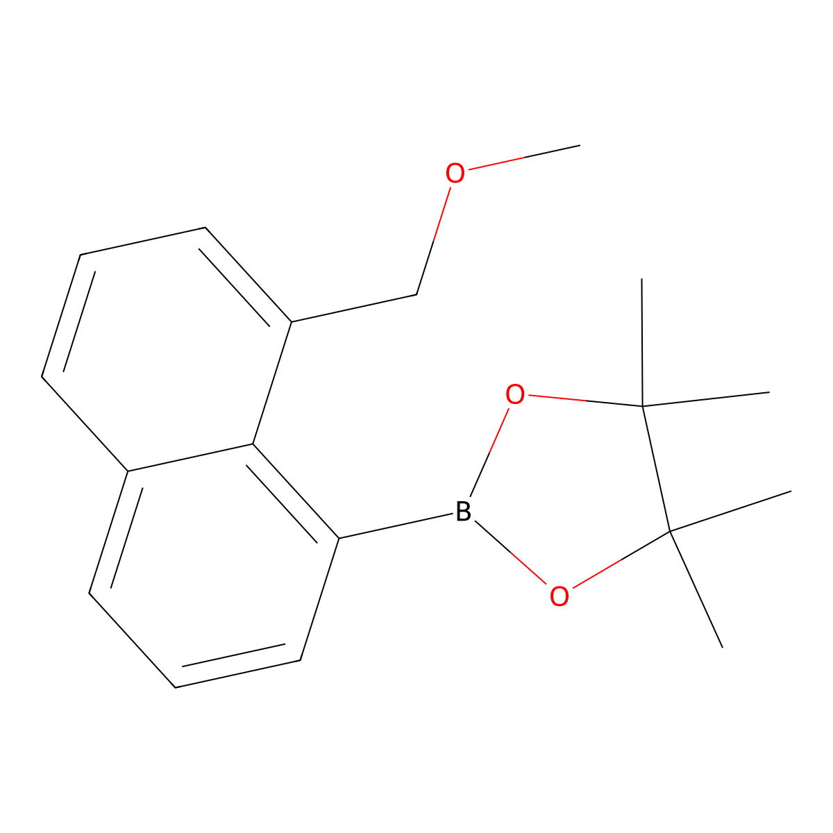 2-(8-(Methoxymethyl)naphthalen-1-yl)-4,4,5,5-tetramethyl-1,3,2-dioxaborolane molecular structure, CAS 2621938-51-8