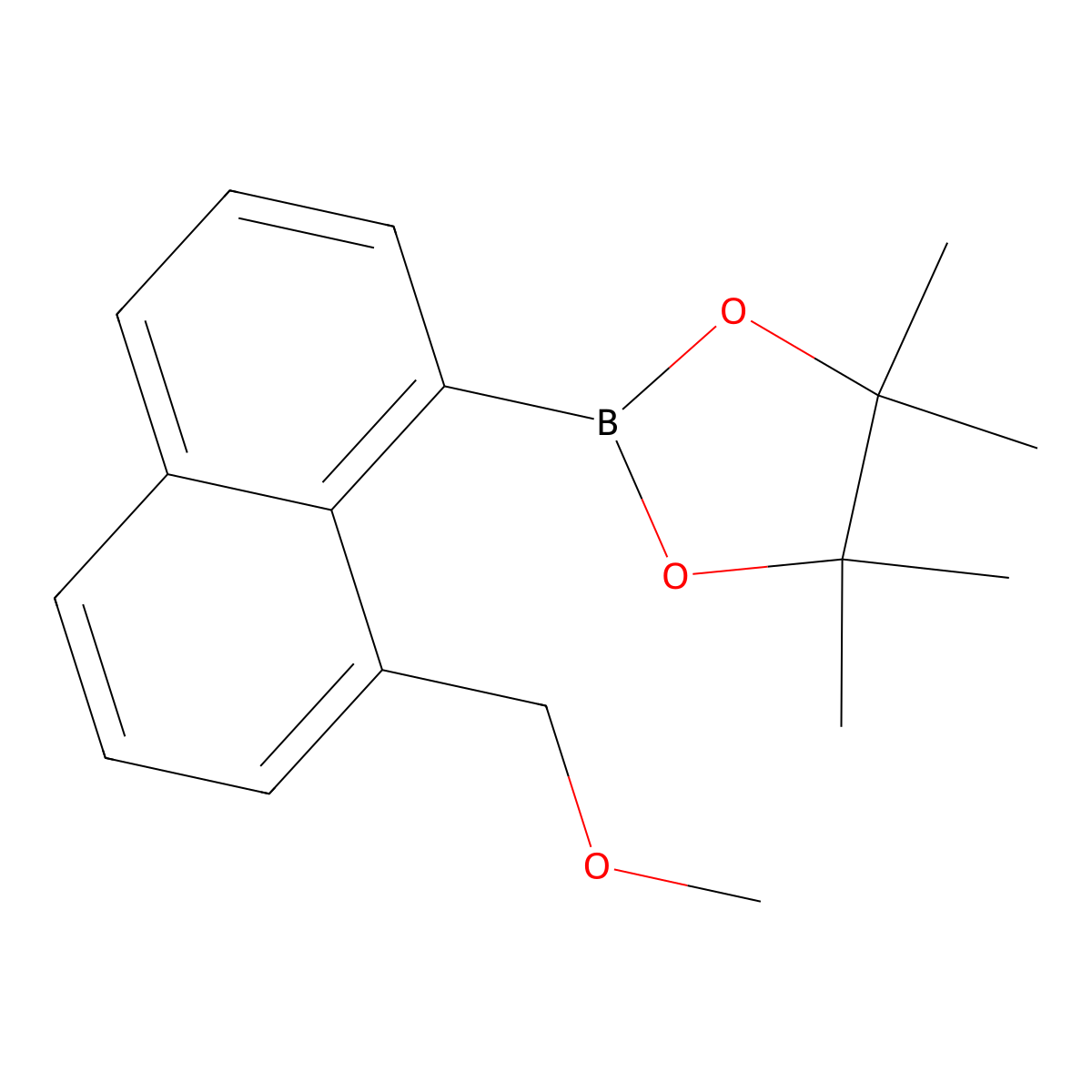 2-(8-(Methoxymethyl)naphthalen-1-yl)-4,4,5,5-tetramethyl-1,3,2-dioxaborolane molecular structure, CAS 2621938-51-8