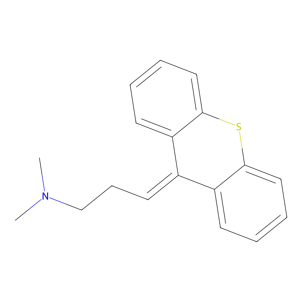 Prothixene molecular structure, CAS 2622-24-4