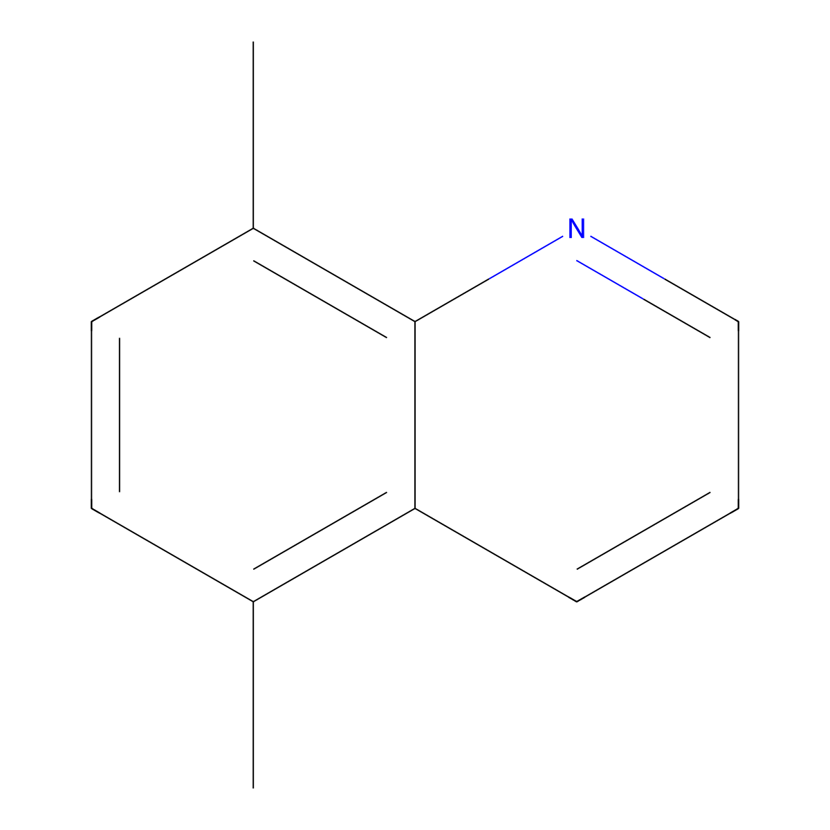 5,8-Dimethylquinoline molecular structure, CAS 2623-50-9