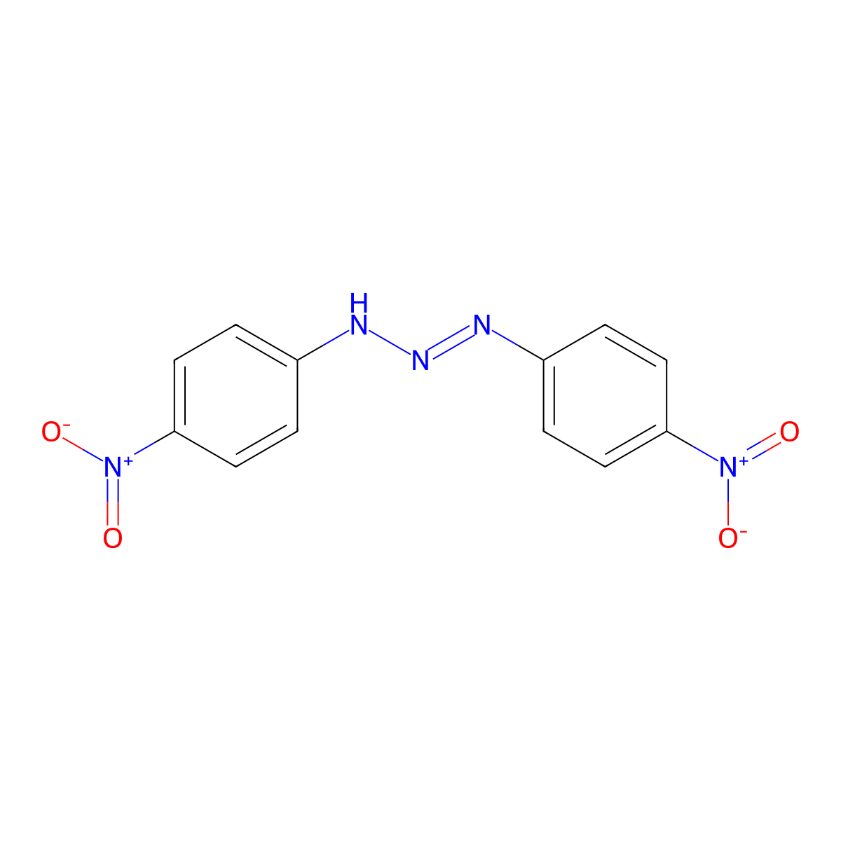 (1e)-1,3-Bis(4-nitrophenyl)triaz-1-ene molecular structure, CAS 2623-51-0
