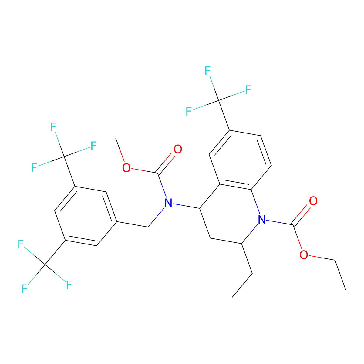 Torcetrapib molecular structure, CAS 262352-17-0