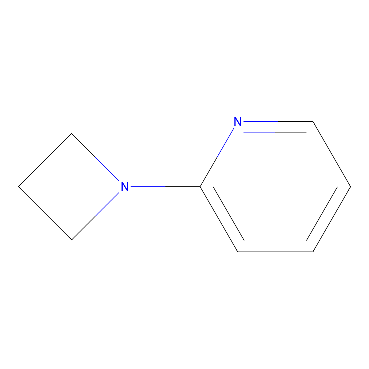 2-(Azetidin-1-yl)pyridine molecular structure, CAS 262352-58-9