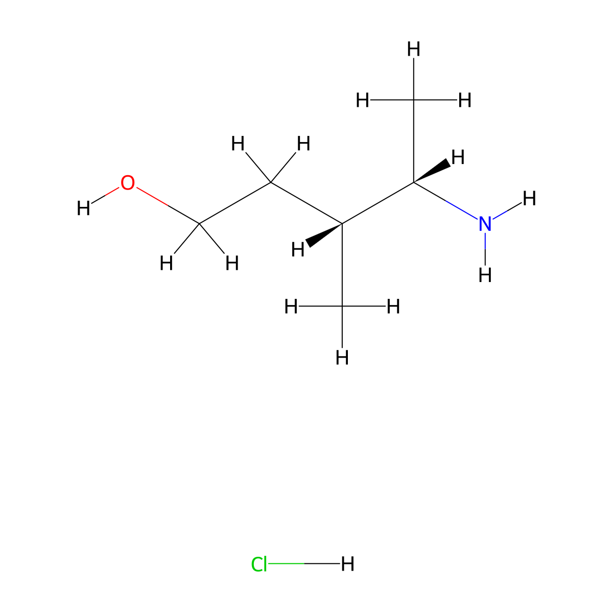 (3r,4s)-4-Amino-3-methylpentan-1-ol hydrochloride molecular structure, CAS 2624109-18-6