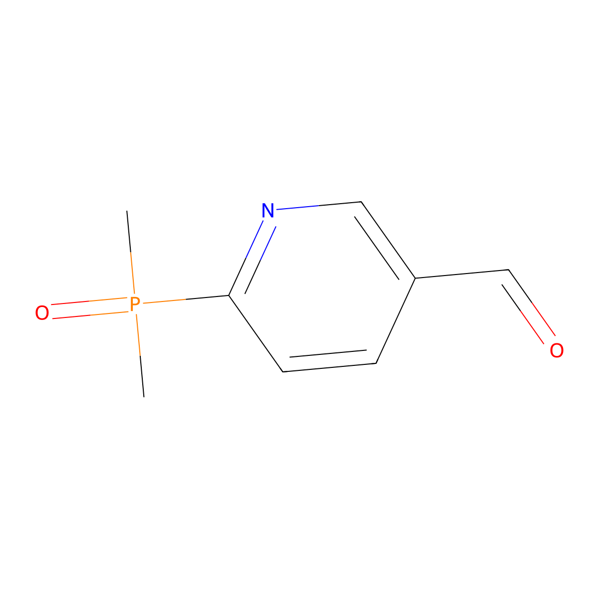 6-(Dimethylphosphoryl)pyridine-3-carbaldehyde molecular structure, CAS 2624118-98-3