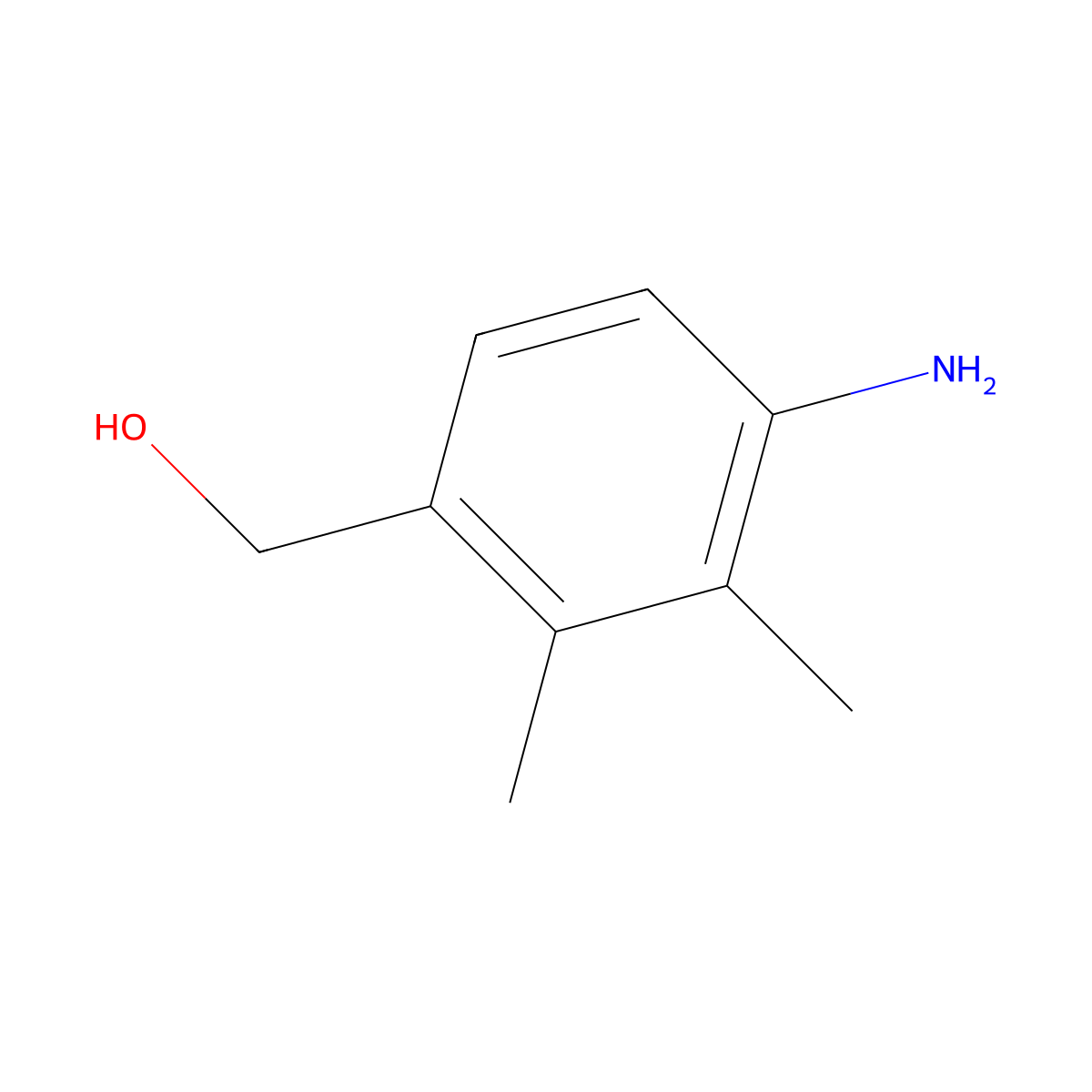 (4-Amino-2,3-dimethylphenyl)methanol molecular structure, CAS 2624126-38-9
