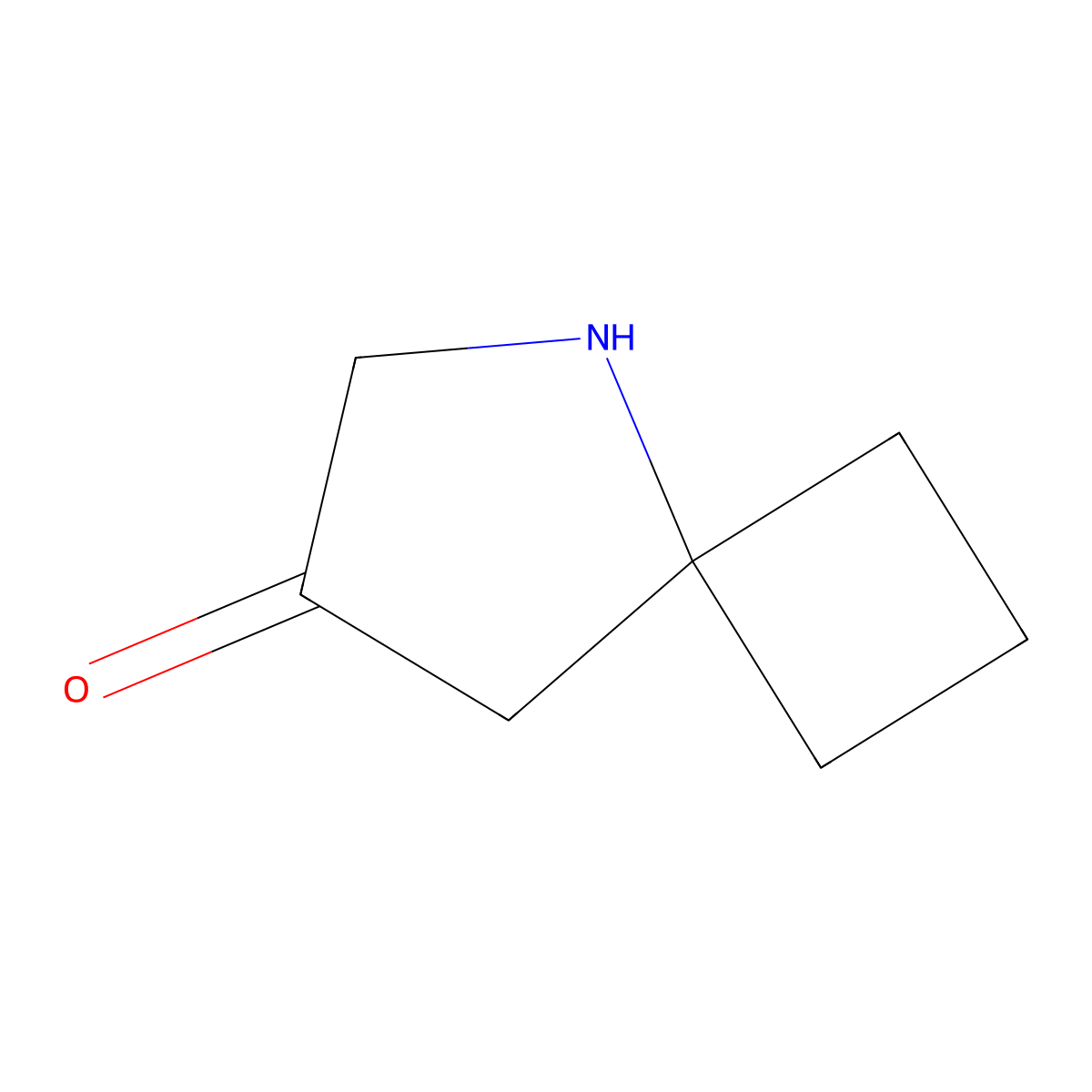 5-Azaspiro[3.4]octan-7-one molecular structure, CAS 2624128-85-2