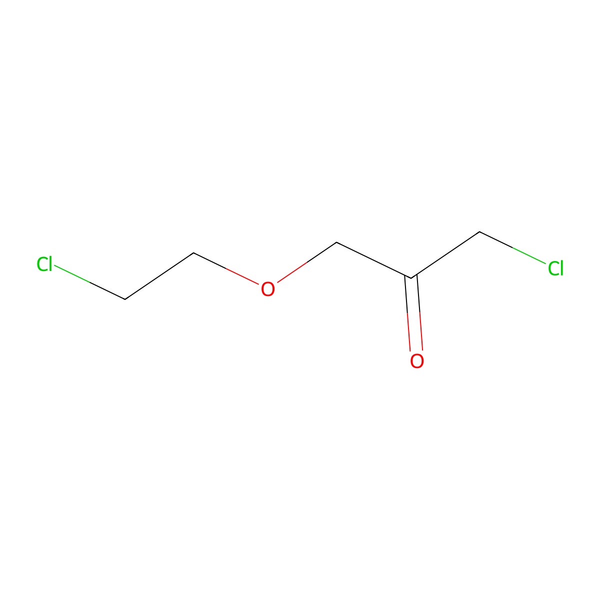 1-Chloro-3-(2-chloroethoxy)propan-2-one molecular structure, CAS 2624132-38-1