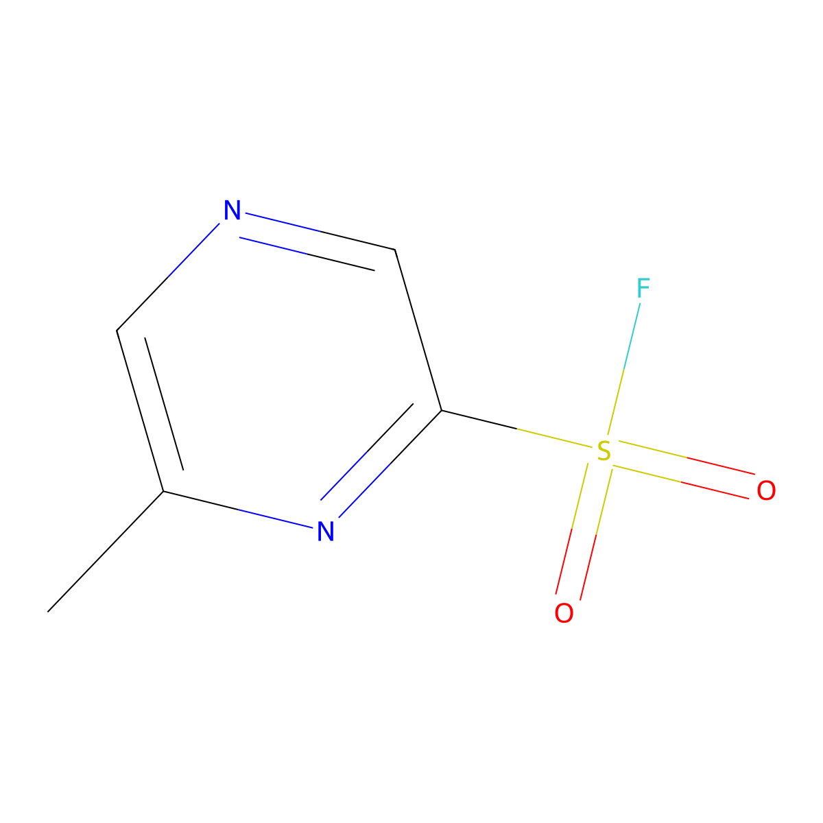 6-Methylpyrazine-2-sulfonyl fluoride molecular structure, CAS 2624137-30-8