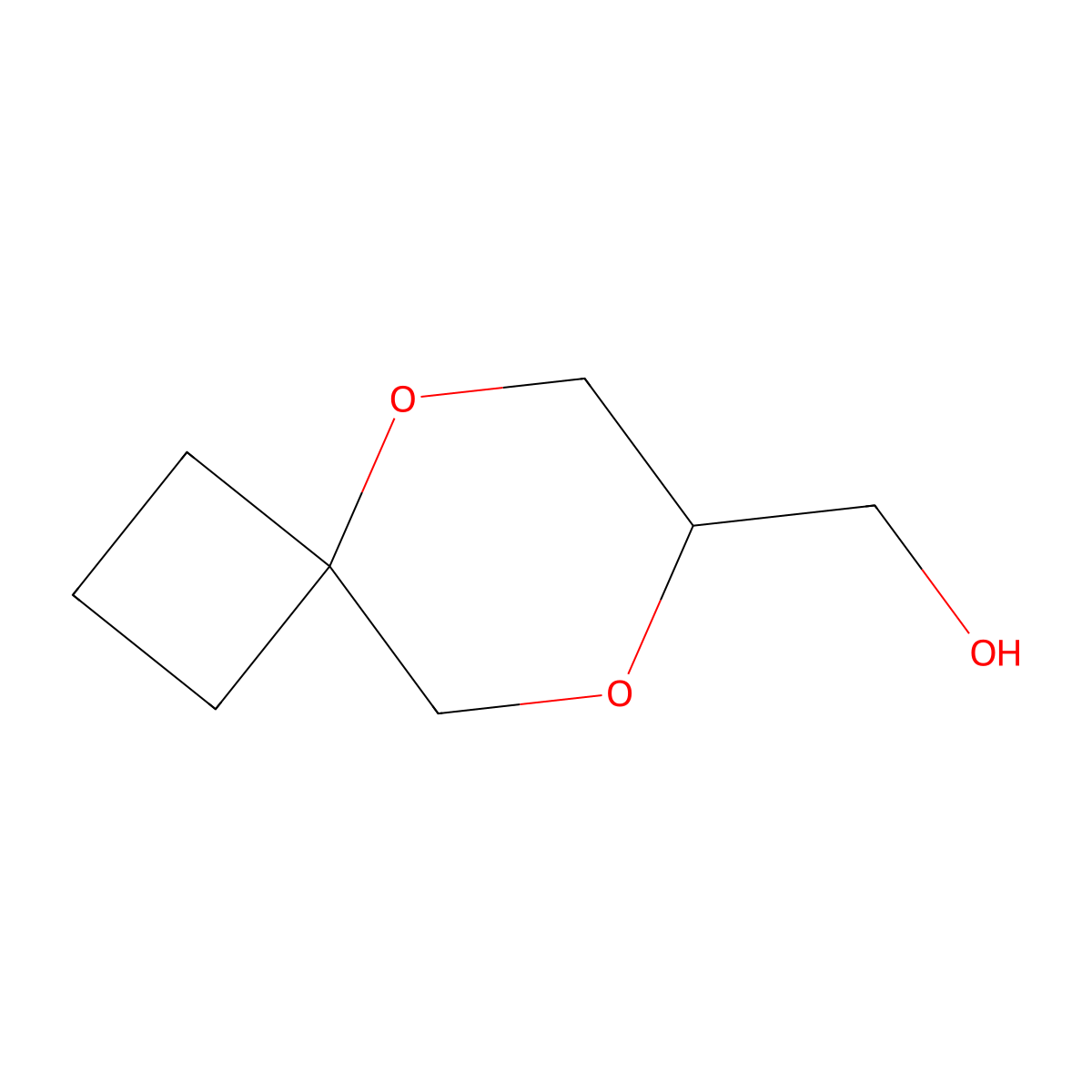 {5,8-Dioxaspiro[3.5]nonan-7-yl}methanol molecular structure, CAS 2624142-08-9