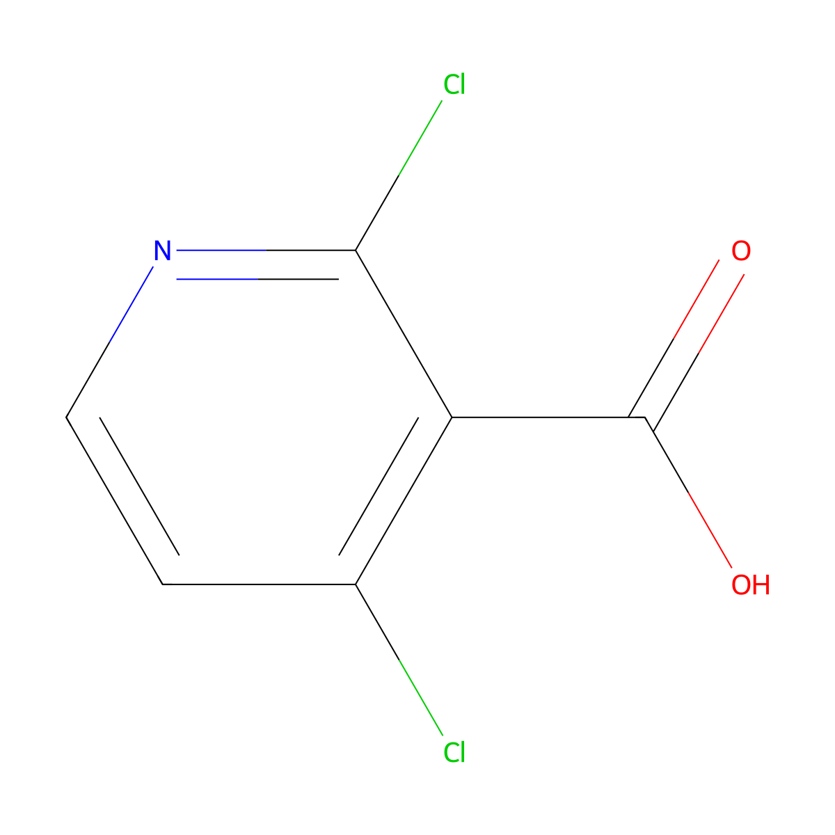 2,4-Dichloronicotinic Acid molecular structure, CAS 262423-77-8