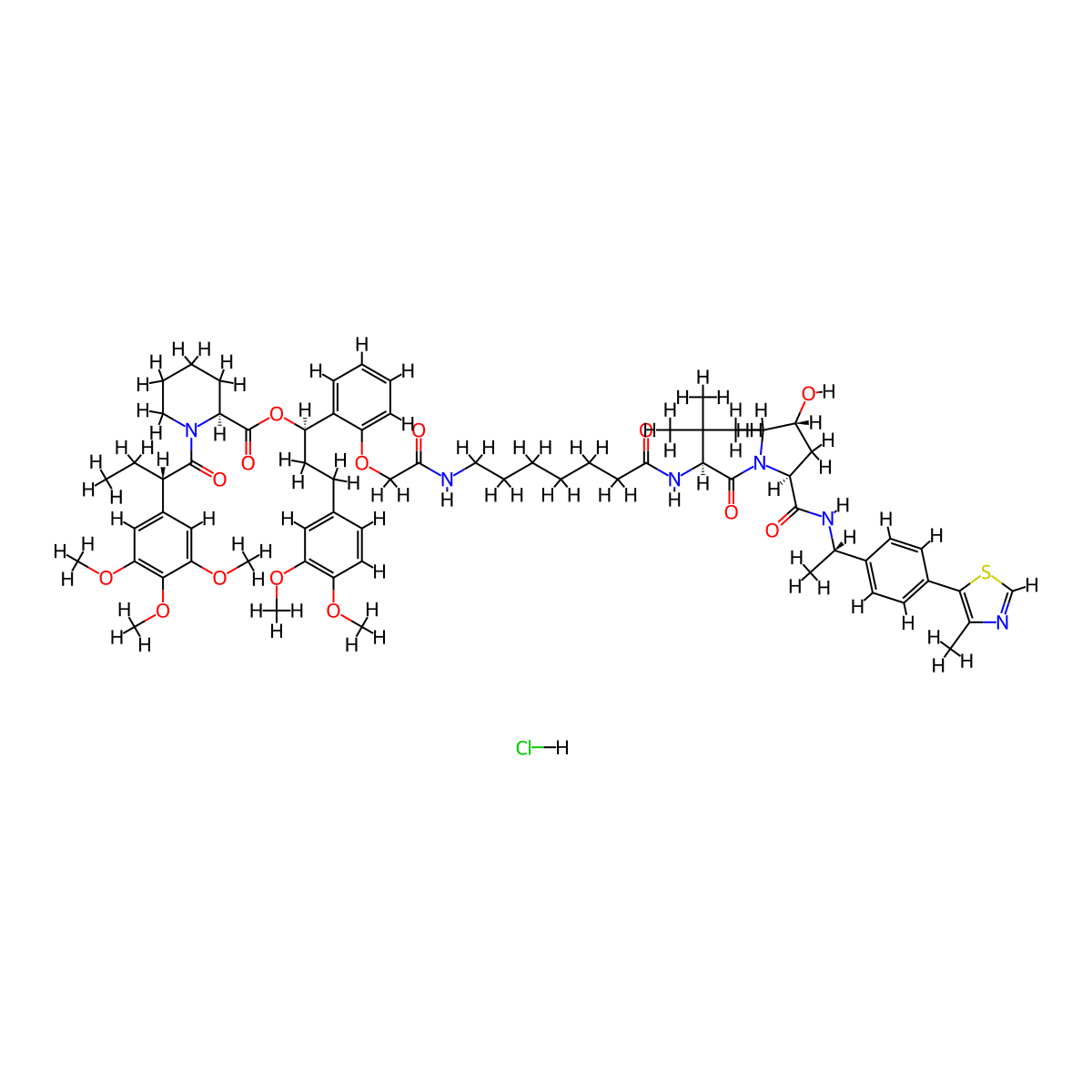 dTAGV-1 hydrochloride molecular structure, CAS 2624313-16-0