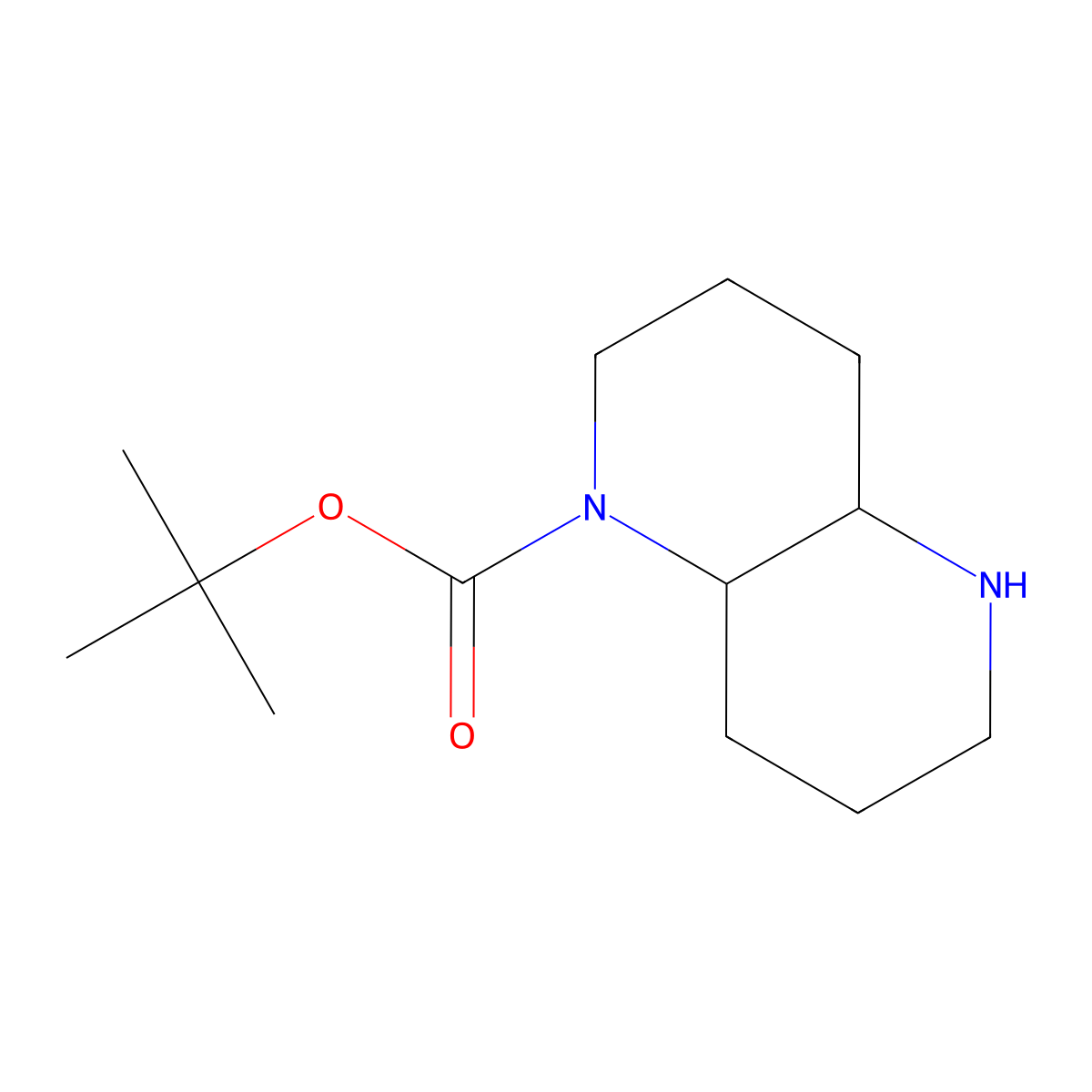 tert-Butyl (4aR,8aS)-octahydro-1,5-naphthyridine-1(2H)-carboxylate molecular structure, CAS 2624378-55-6