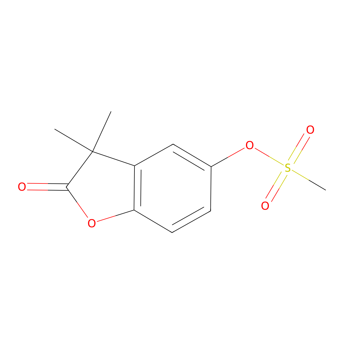 Ethofumesate-2-keto molecular structure, CAS 26244-33-7