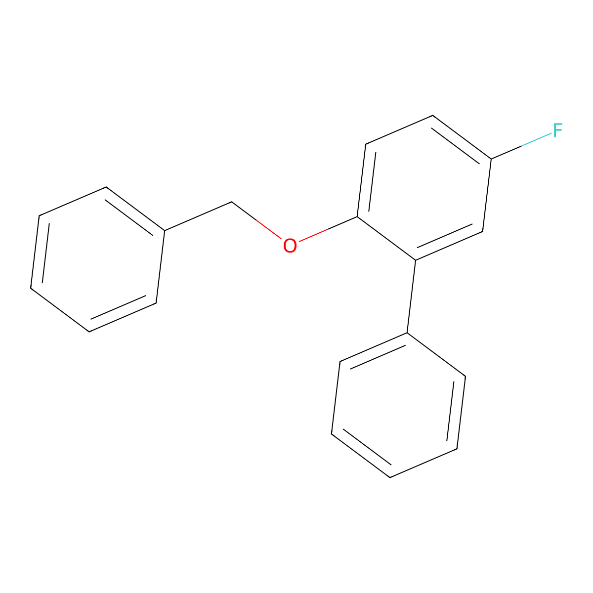 2-(Benzyloxy)-5-fluoro-1,1'-biphenyl molecular structure, CAS 2624417-57-6