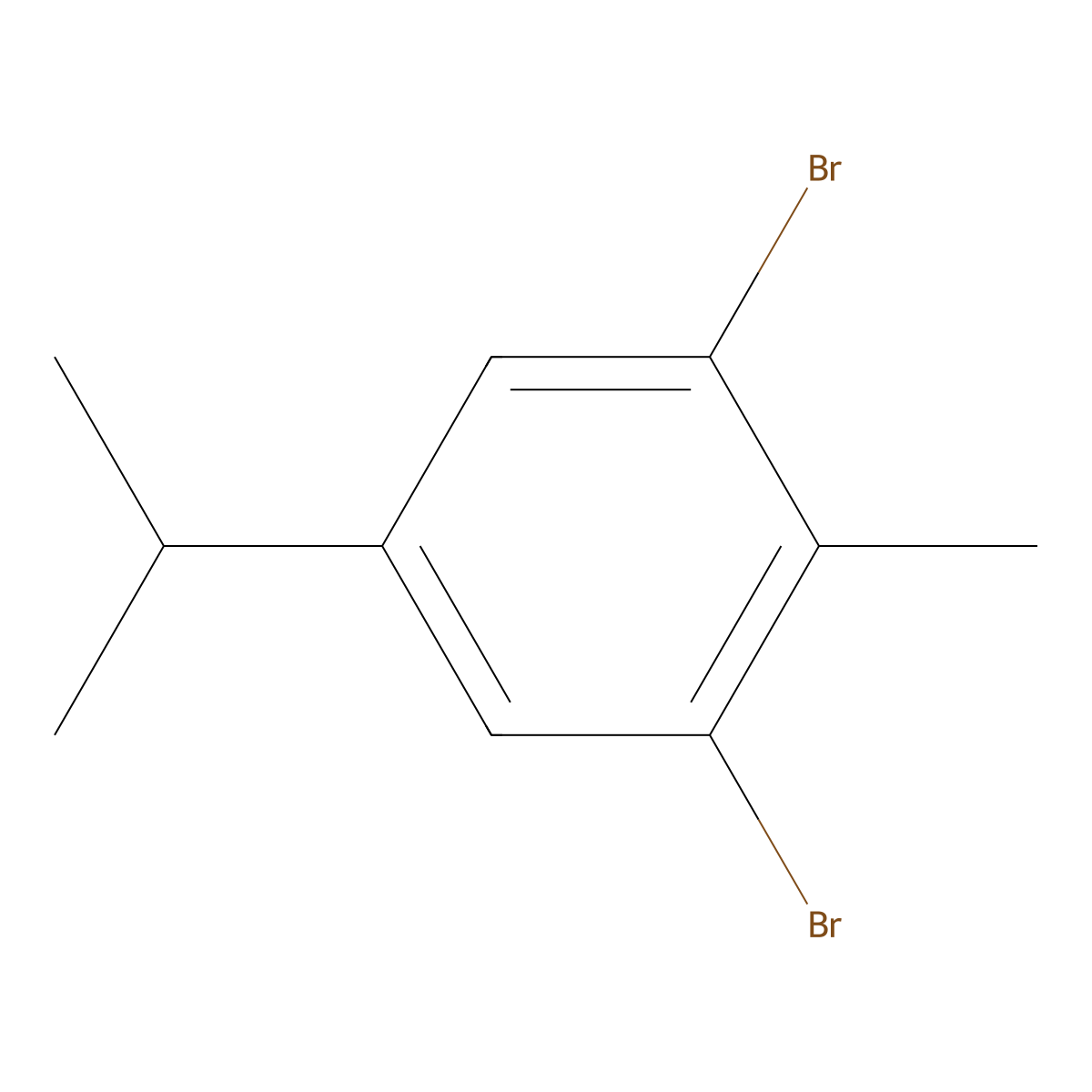 1,3-Dibromo-5-isopropyl-2-methylbenzene molecular structure, CAS 2624417-82-7