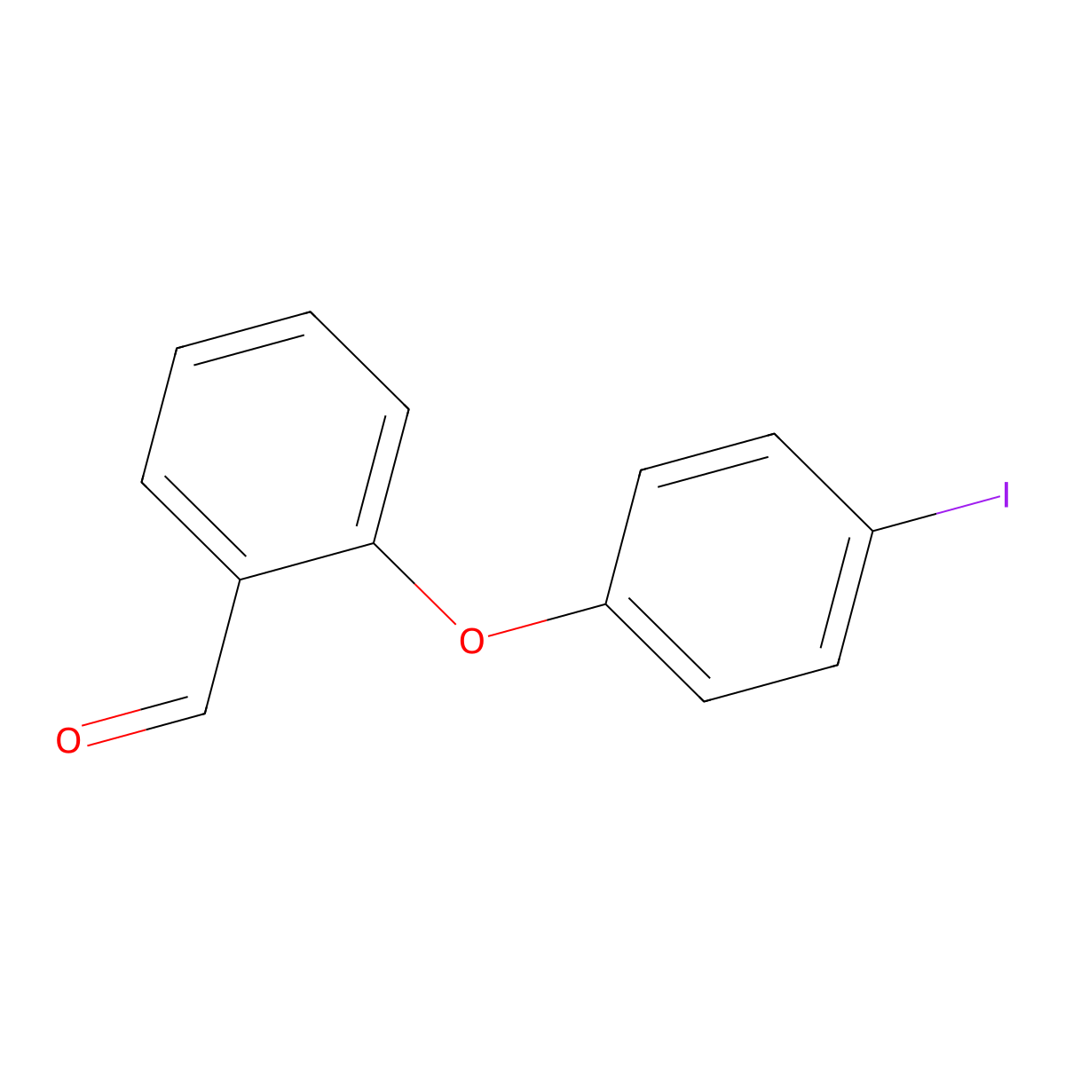 2-(4-Iodophenoxy)benzaldehyde molecular structure, CAS 262444-19-9