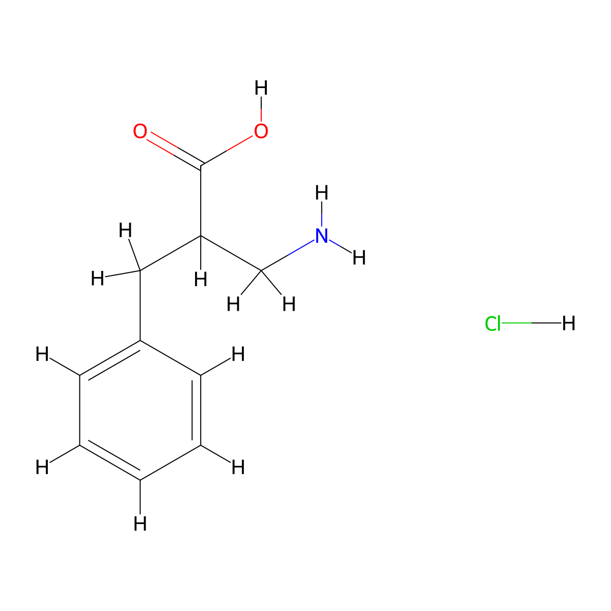2-Aminomethyl-3-phenyl-propionic acid hydrochloride molecular structure, CAS 26250-89-5
