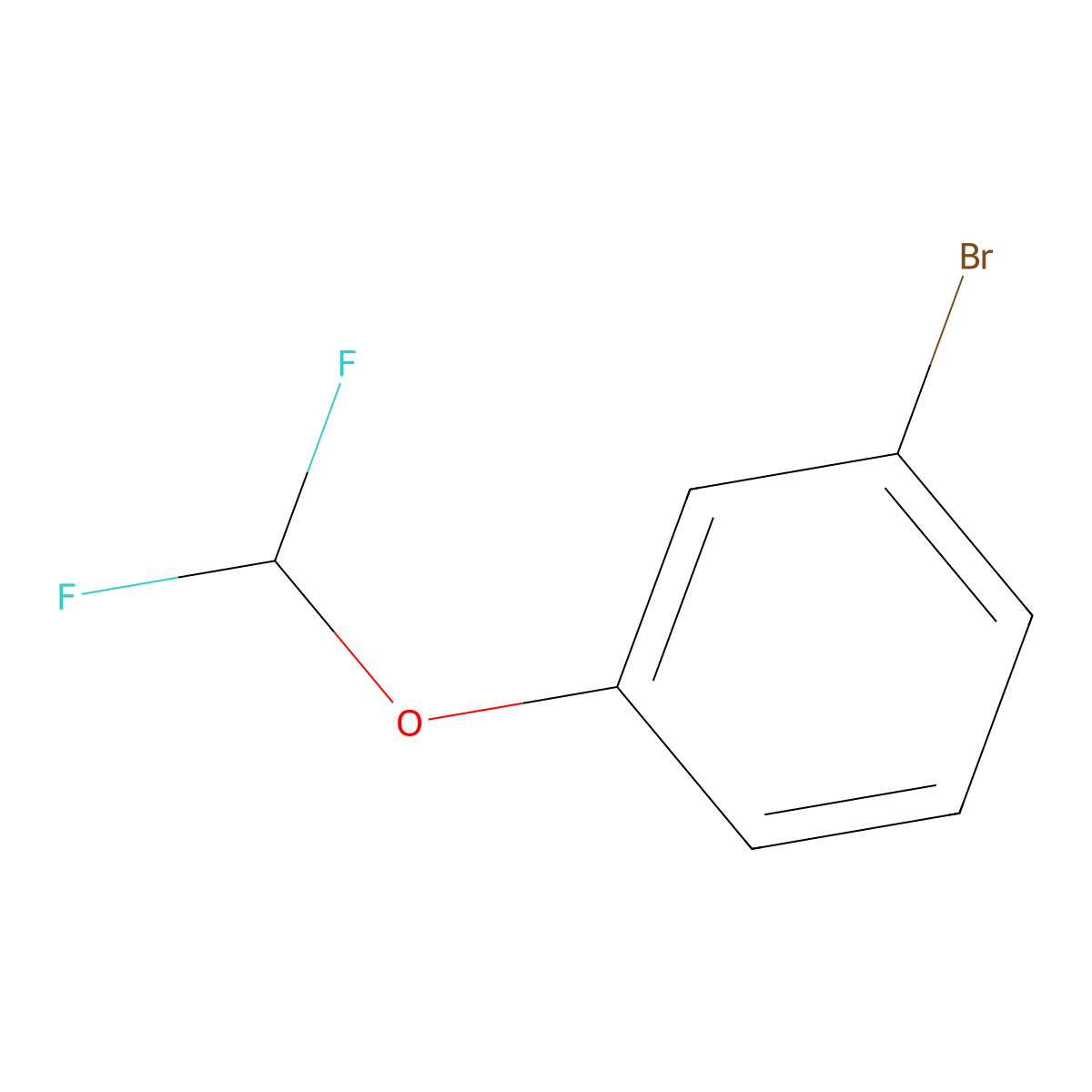 3-(Difluoromethoxy)bromobenzene molecular structure, CAS 262587-05-3