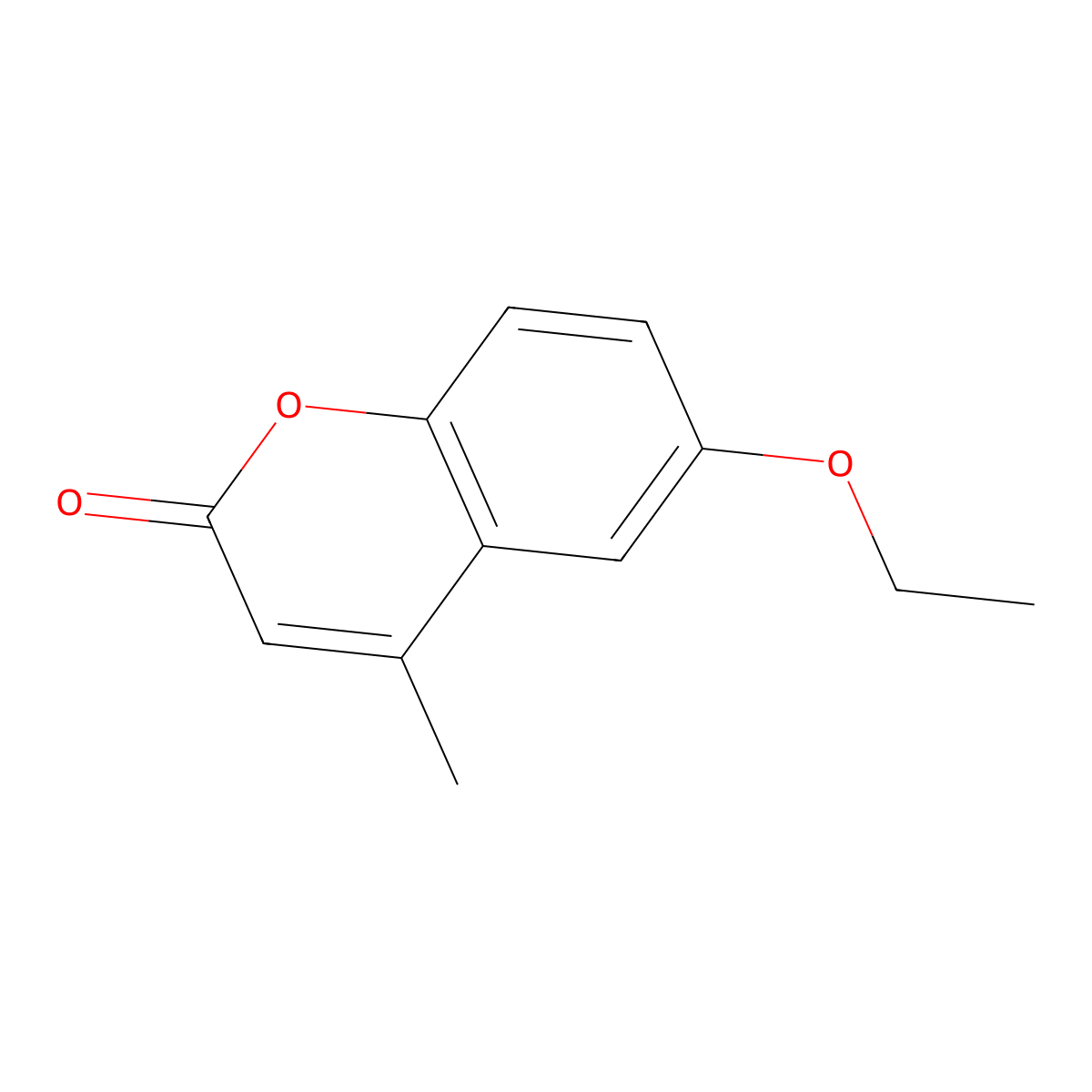 6-Ethoxy-4-methylchromen-2-one molecular structure, CAS 262591-13-9