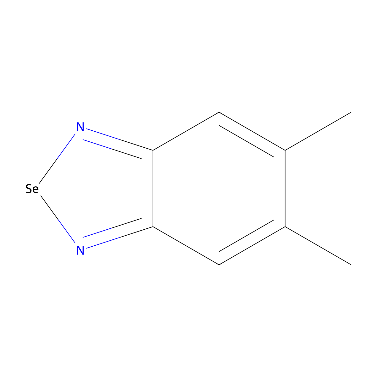 5,6-Dimethyl-2,1,3-benzoselenadiazole molecular structure, CAS 2626-34-8