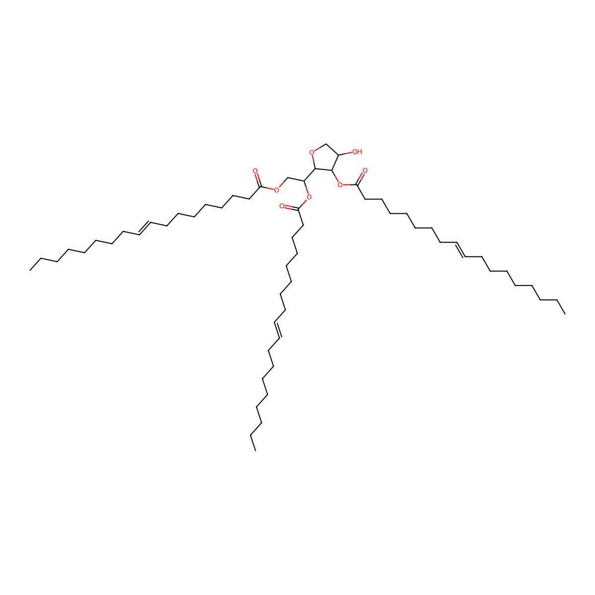 Sorbitan Trioleate molecular structure, CAS 26266-58-0