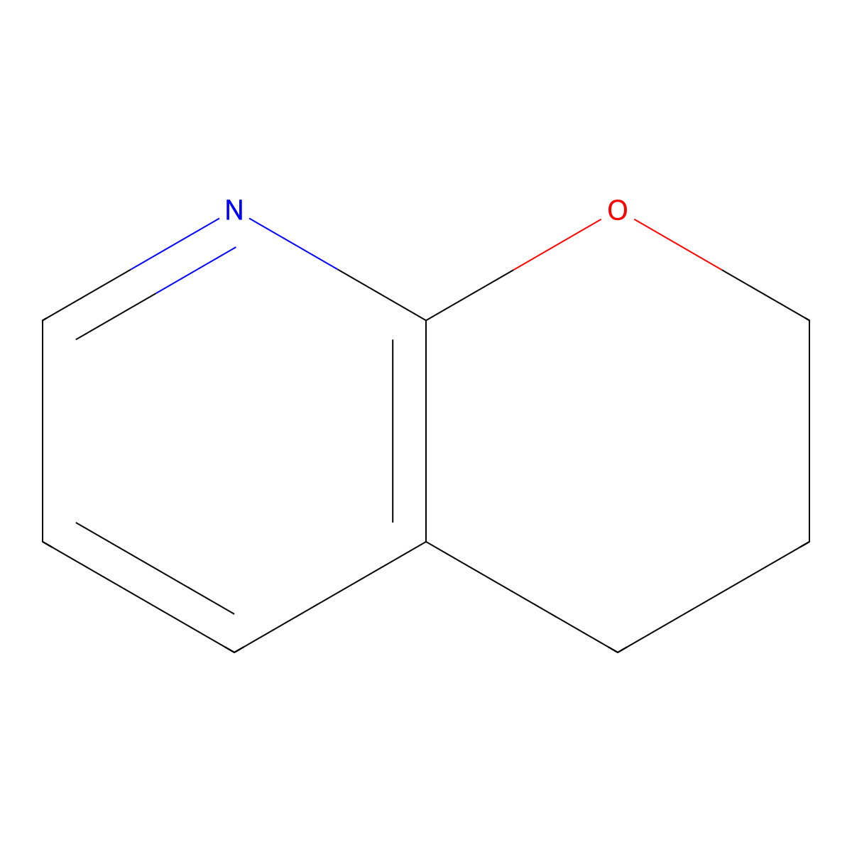 3,4-Dihydro-2H-pyrano[2,3-b]pyridine molecular structure, CAS 26267-89-0
