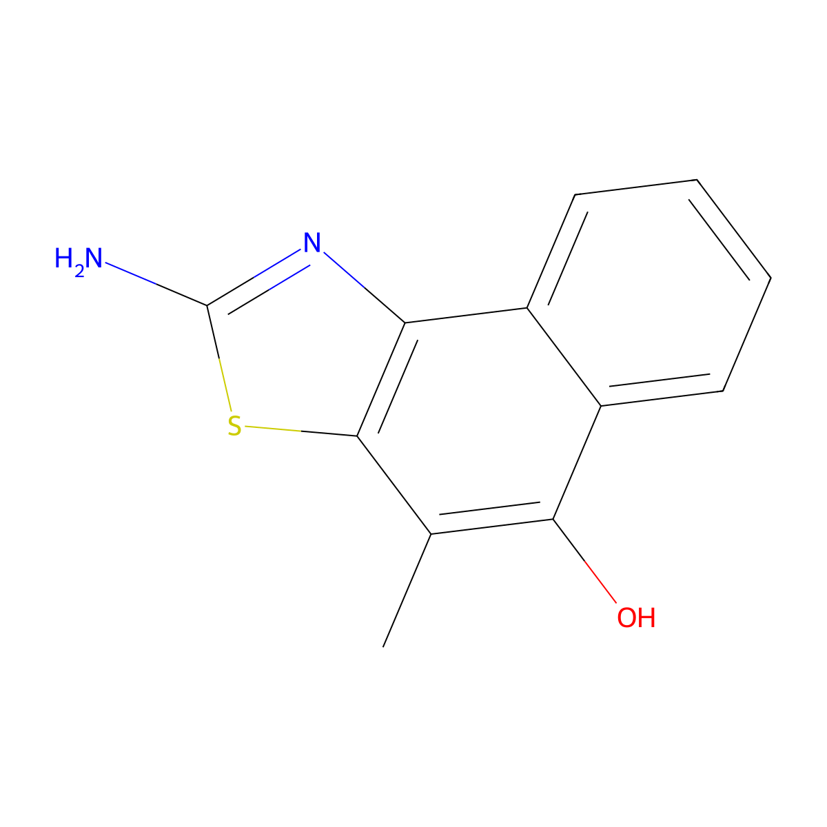 2-Amino-4-methylnaphtho[1,2-d]thiazol-5-ol molecular structure, CAS 26269-05-6