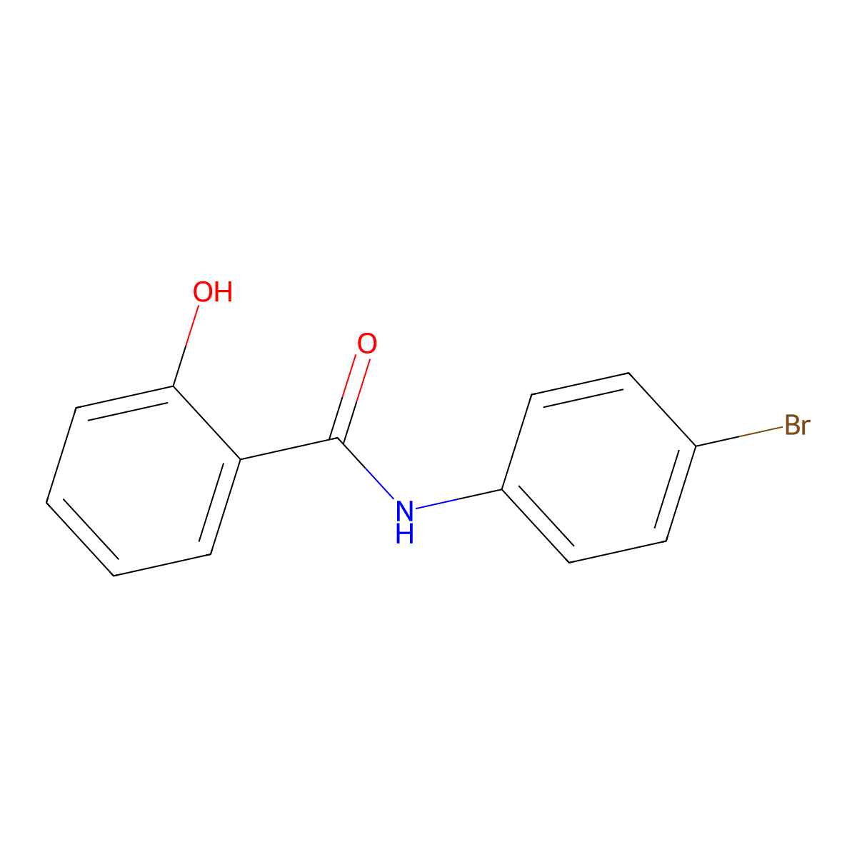 4'-Bromosalicylanilide molecular structure, CAS 2627-77-2