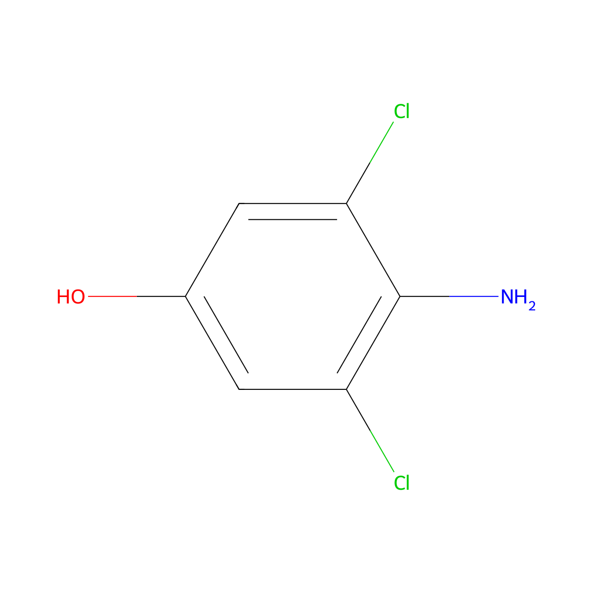4-Amino-3,5-dichlorophenol molecular structure, CAS 26271-75-0