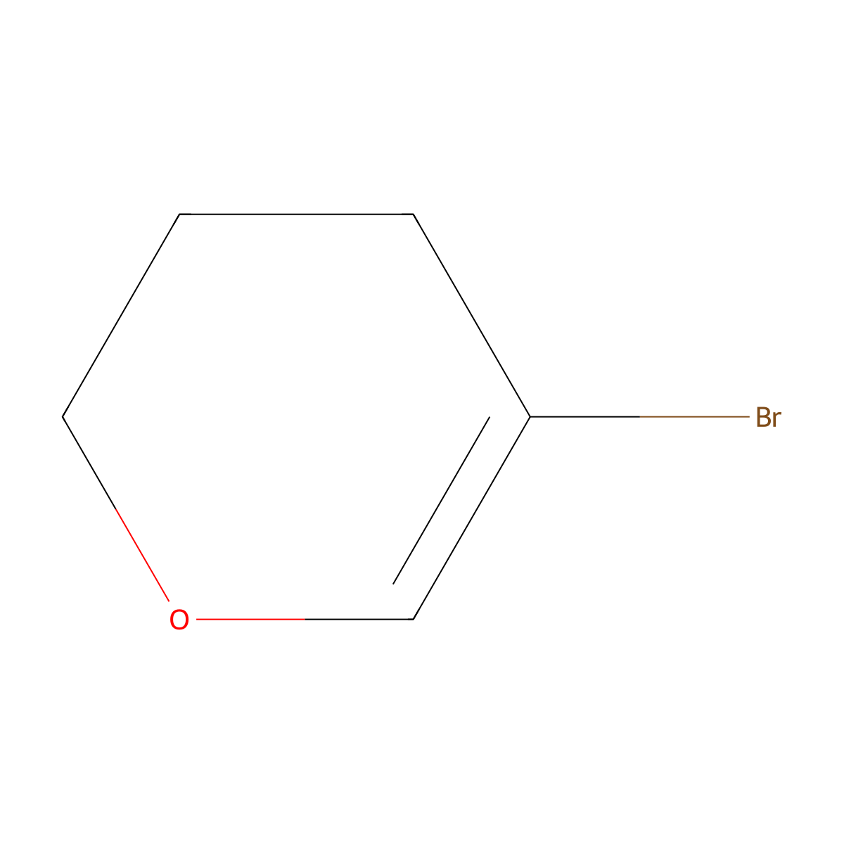 5-bromo-3,4-dihydro-2H-pyran molecular structure, CAS 26274-19-1
