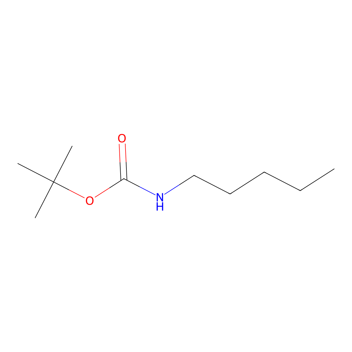 tert-Butyl pentylcarbamate molecular structure, CAS 262845-41-0