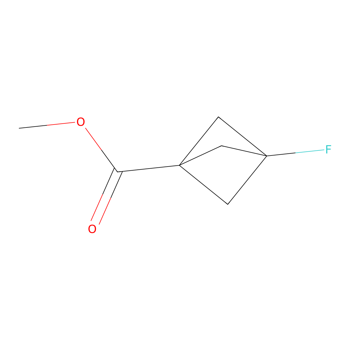 Methyl 3-fluorobicyclo[1.1.1]pentane-1-carboxylate molecular structure, CAS 262851-99-0