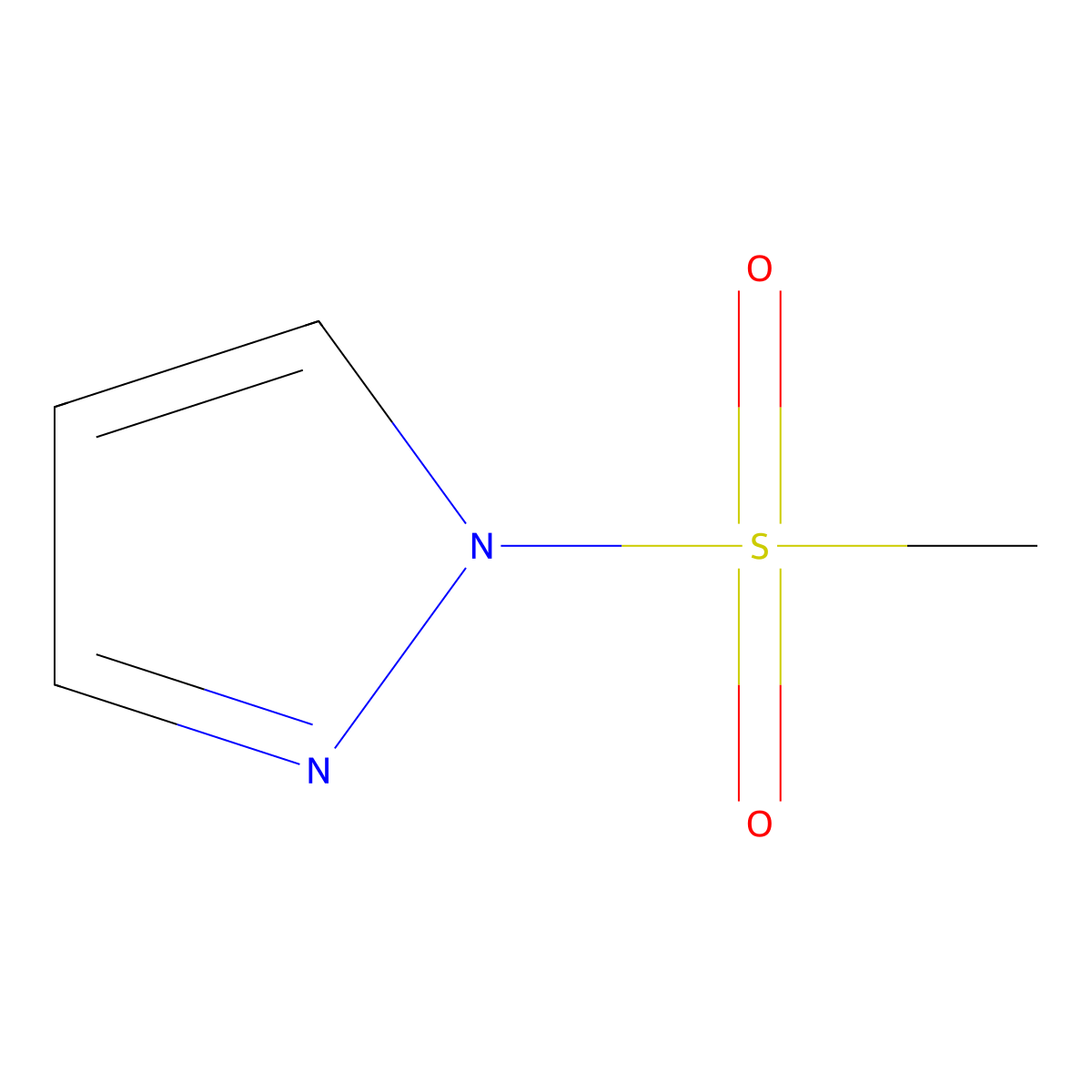 1-(Methylsulfonyl)-1H-pyrazole molecular structure, CAS 262859-70-1