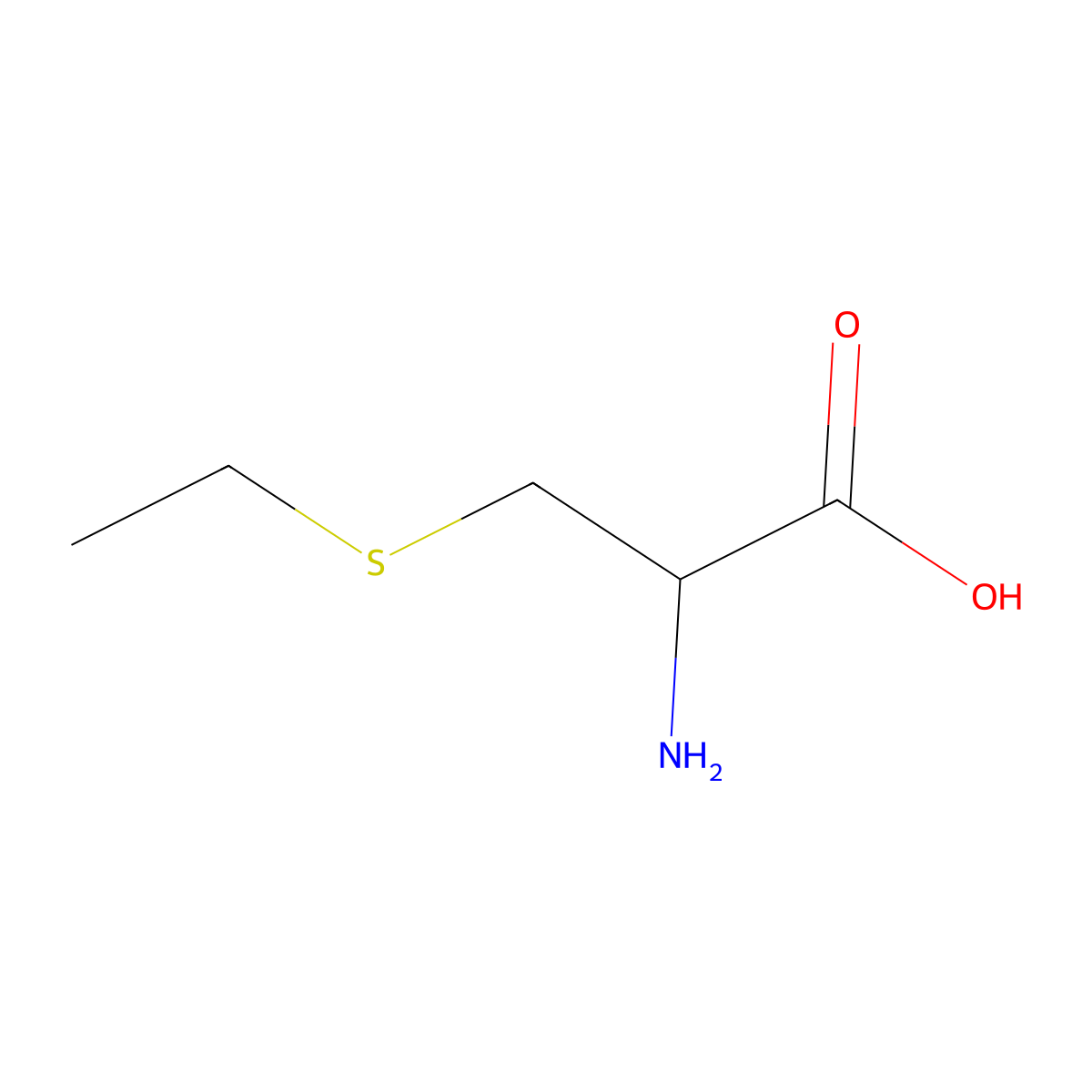 S-Ethyl-L-cysteine molecular structure, CAS 2629-59-6