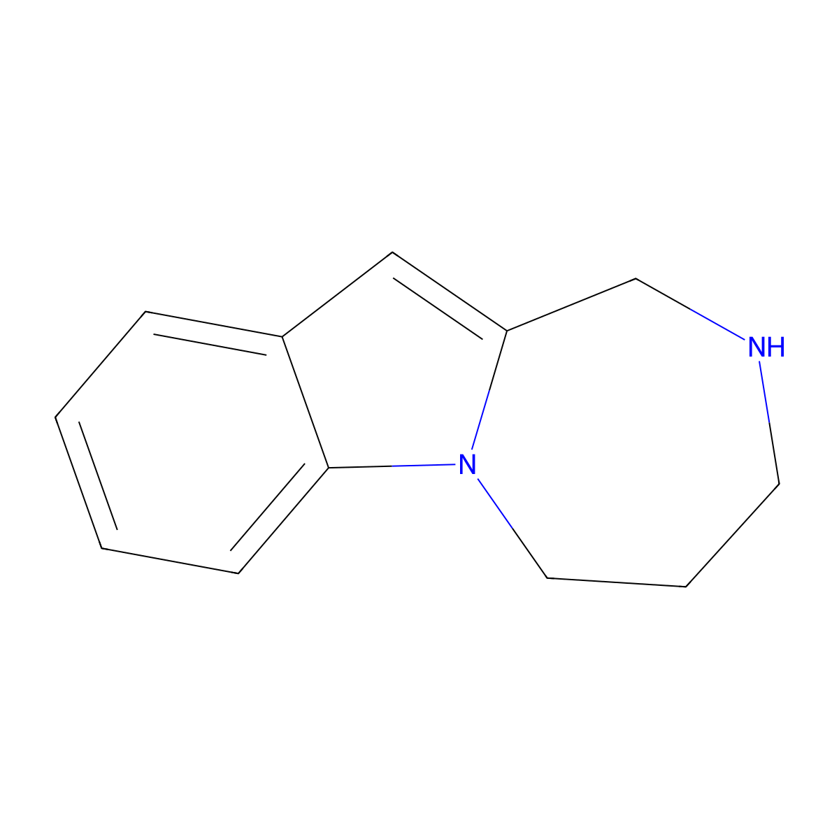 Azepindole molecular structure, CAS 26304-61-0