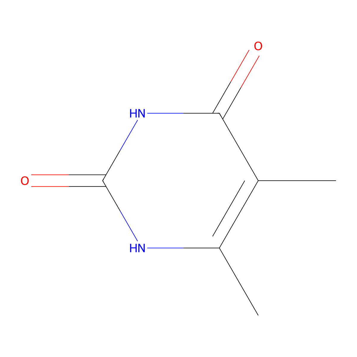 5,6-Dimethyluracil molecular structure, CAS 26305-13-5