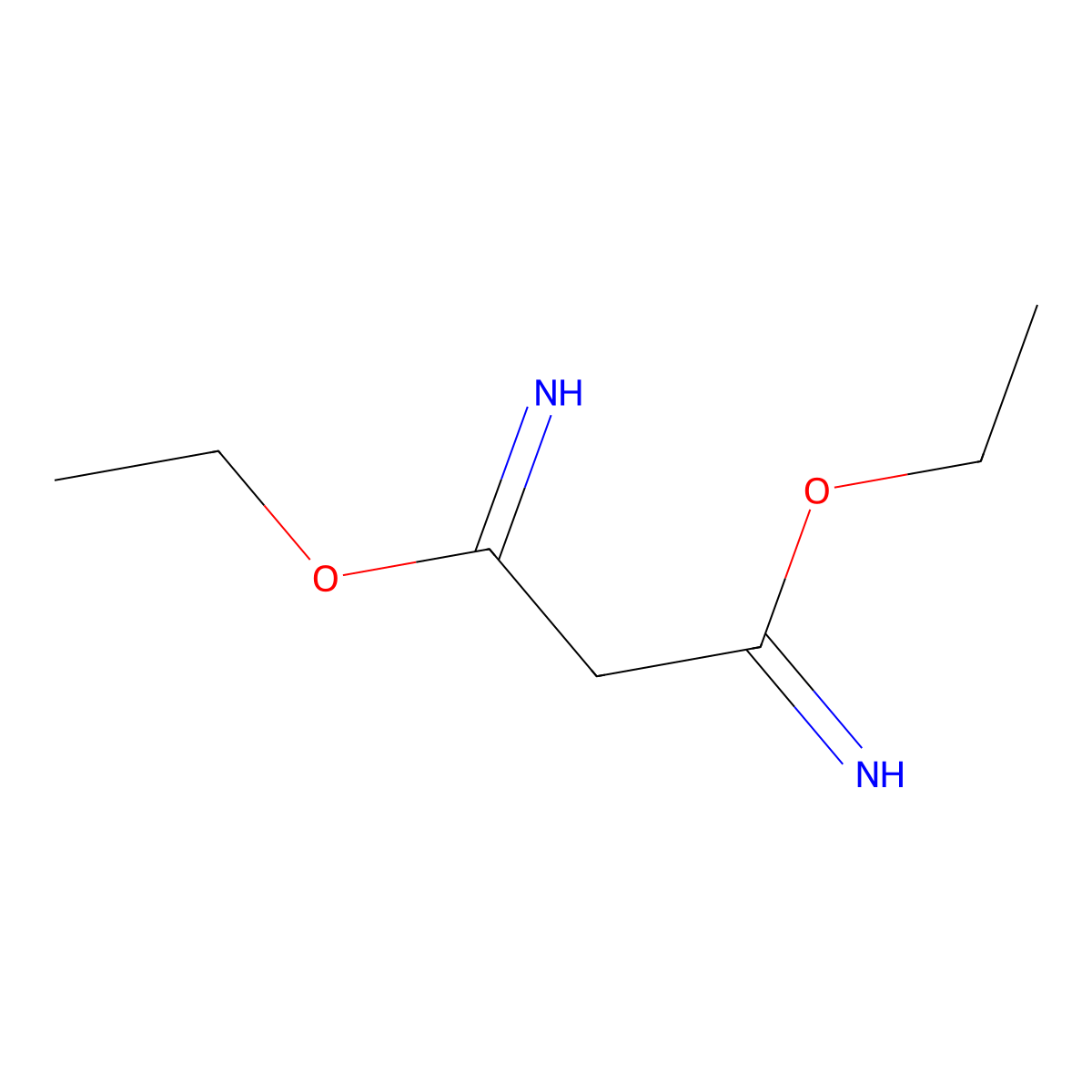 1,3-Diethyl propanediimidate molecular structure, CAS 26315-24-2