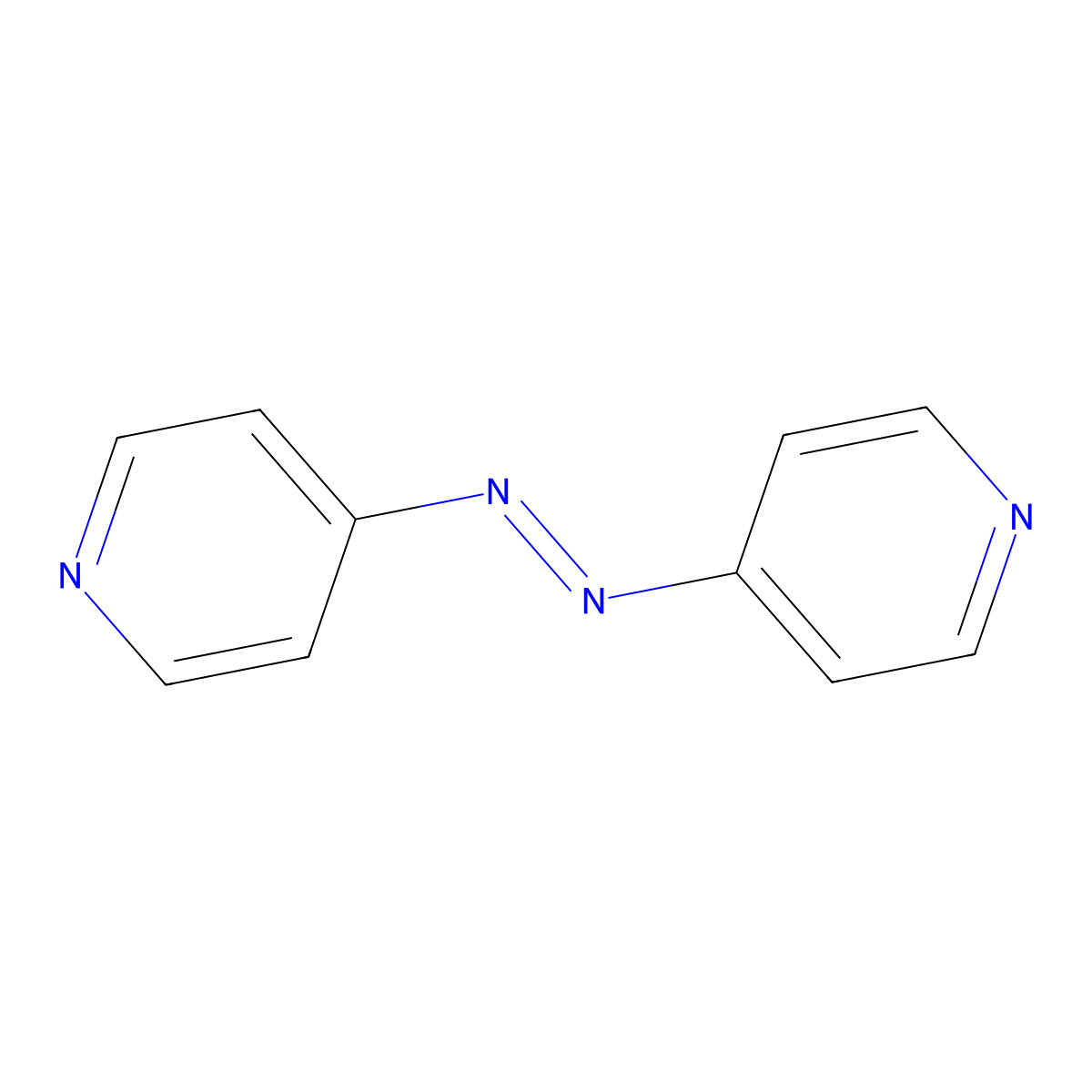 1,2-Di(pyridin-4-yl)diazene molecular structure, CAS 2632-99-7