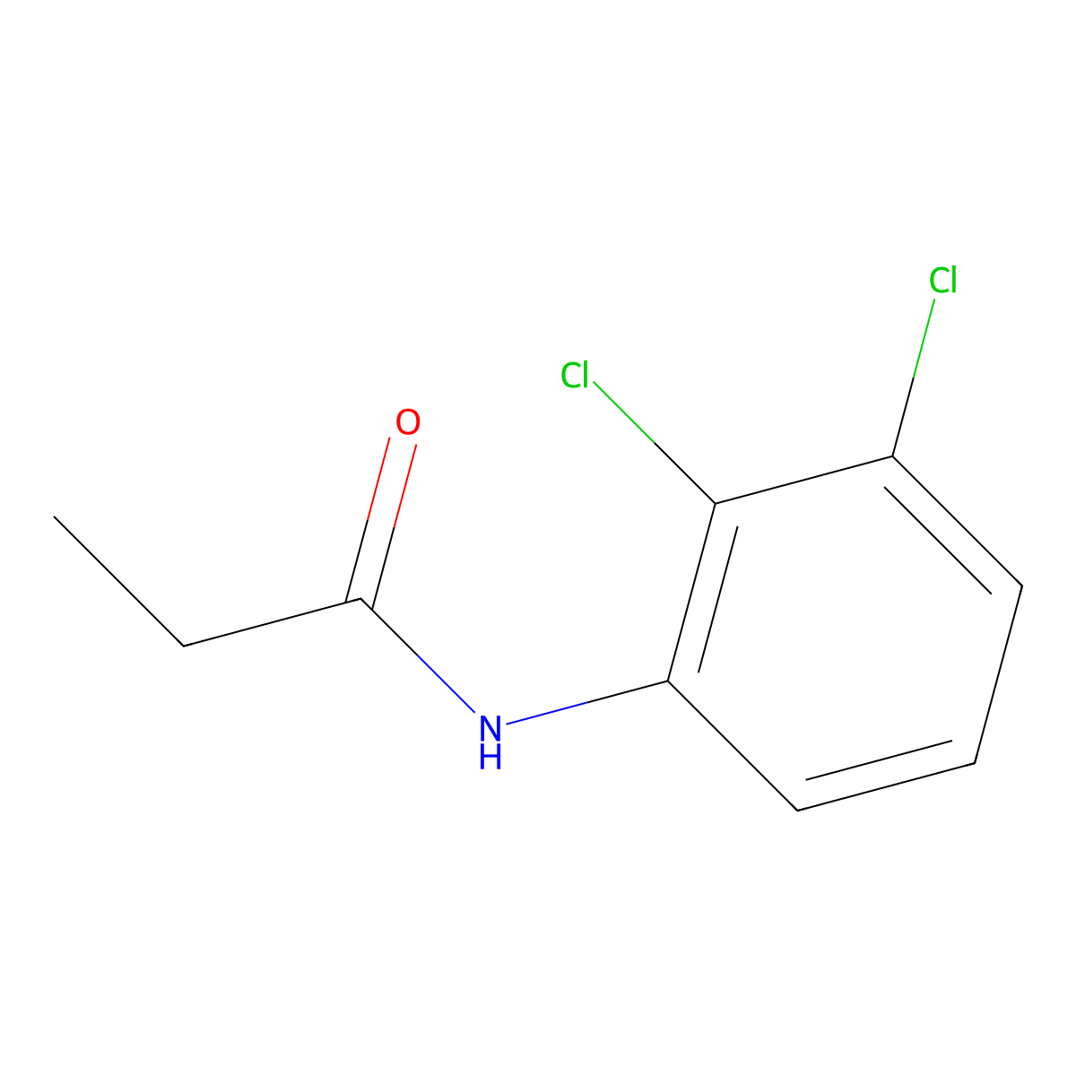 N-(2,3-Dichlorophenyl)propanamide molecular structure, CAS 26320-47-8