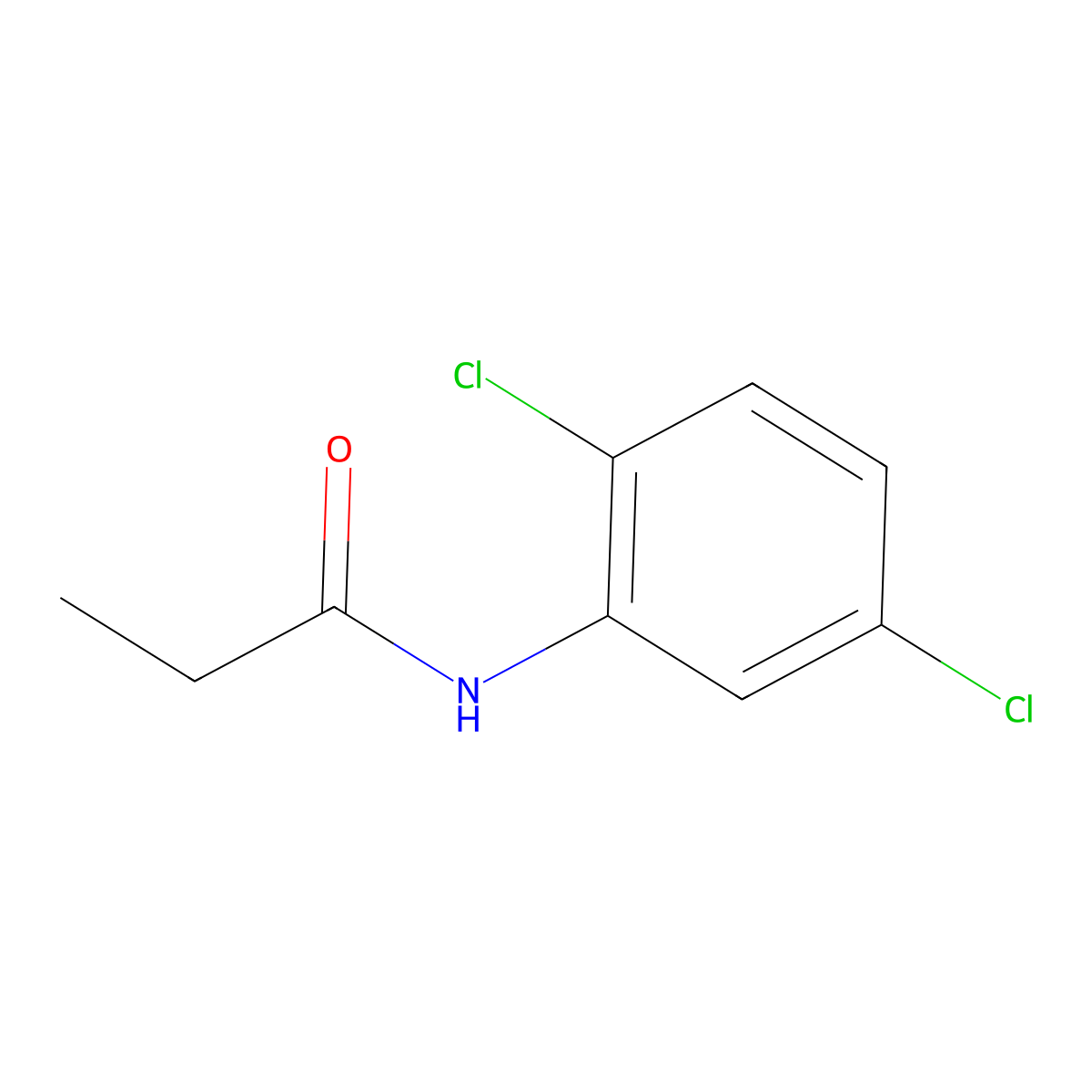 N-(2,5-dichlorophenyl)propanamide molecular structure, CAS 26320-48-9