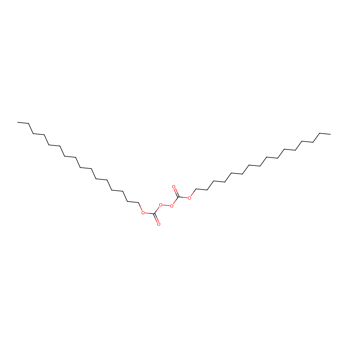 Dicetyl peroxydicarbonate molecular structure, CAS 26322-14-5