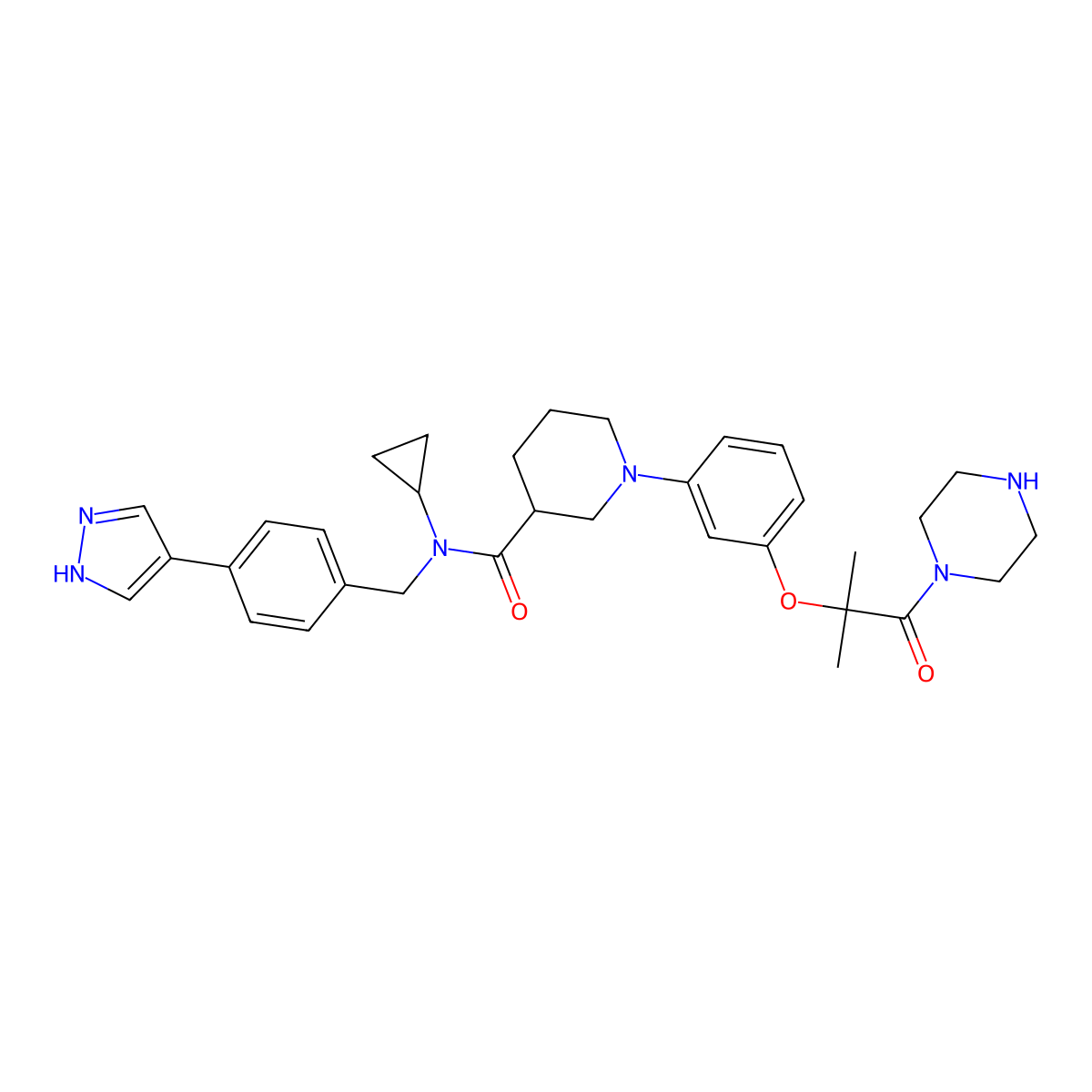 ZW4864 (free base) molecular structure, CAS 2632259-92-6