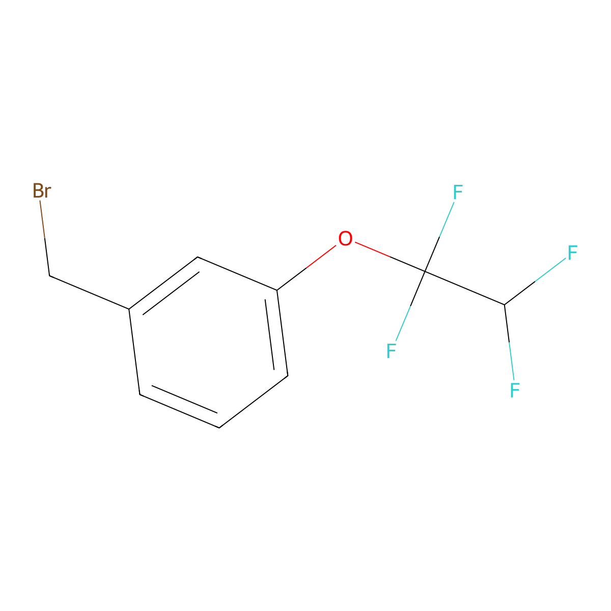 1-(Bromomethyl)-3-(1,1,2,2-tetrafluoroethoxy)benzene molecular structure, CAS 263266-14-4