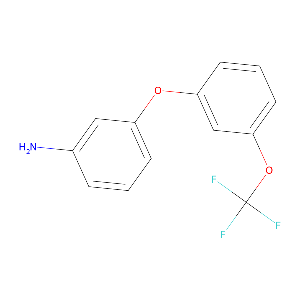 3-(3-(Trifluoromethoxy)phenoxy)aniline molecular structure, CAS 263266-23-5